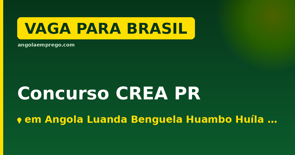 CREA PR - Conselho Regional de Engenharia e Agronomia do Paraná