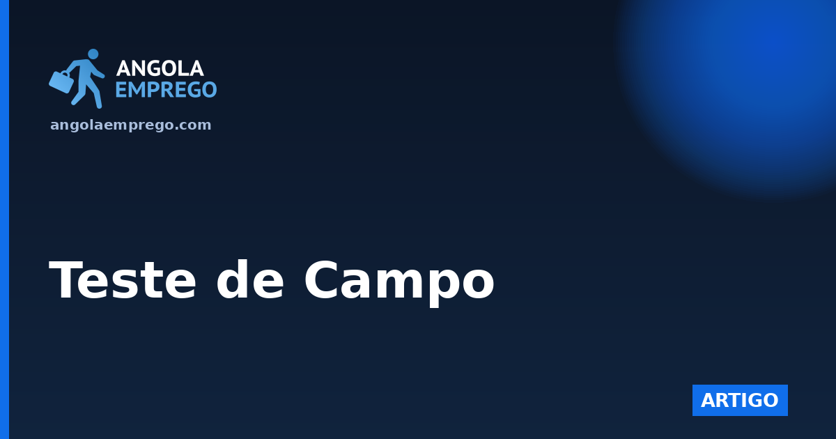 Teste de Campo